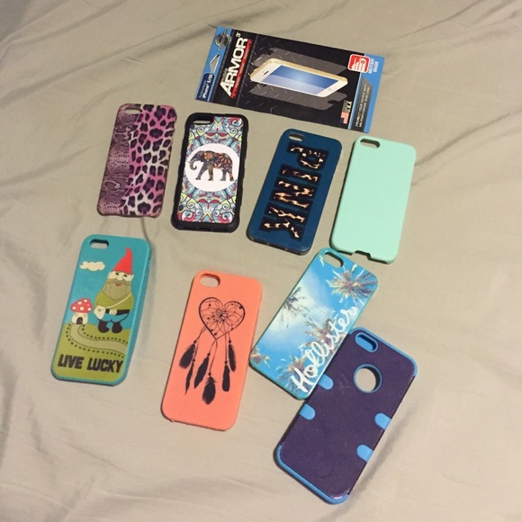 iPhone5/5s case & military grade screen protector