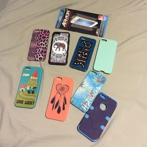 iPhone5/5s case & military grade screen protector