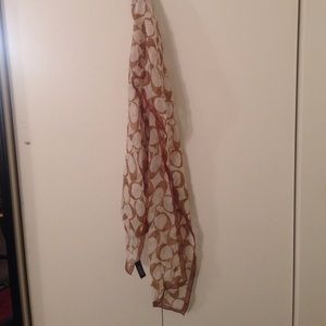 Brown coach scarf or headband