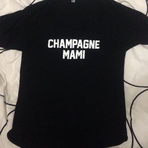 Champagne Mami oversized top