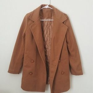 brown coat