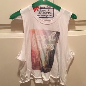 Good Vibes Tank- brandy Melville