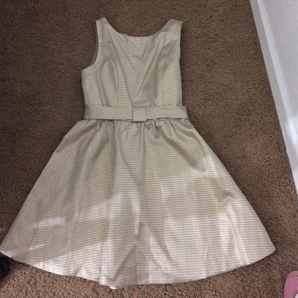 Gold dress