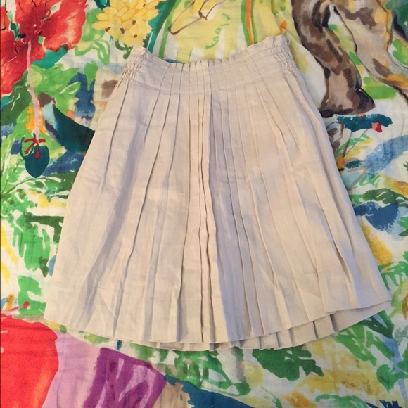 J Crew Pleated Skirt