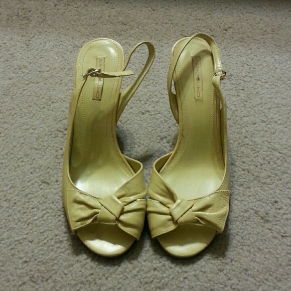Yellow Bandolino Sandals