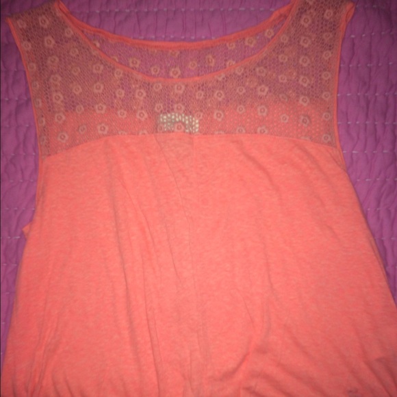 Orange Abercrombie tank