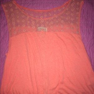 Orange Abercrombie tank