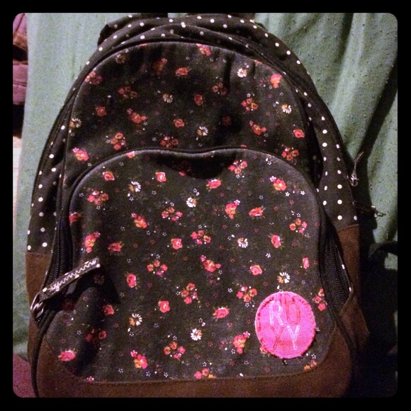 Small roxy floral print backpack