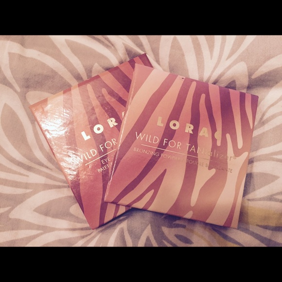 Lorac bronzer/ bronze eye shadow palette