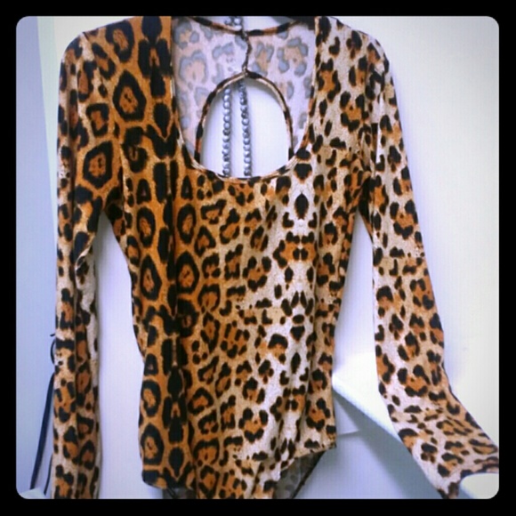 Cheetah Print Leotard