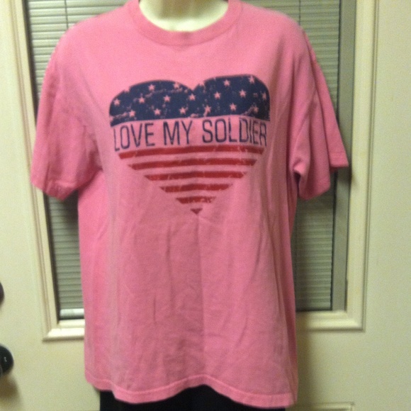 Tops - "LOVE MY SOLDIER" tee shirt!!