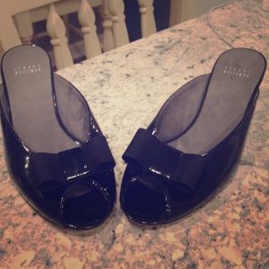 Black Peep Toe Sandals