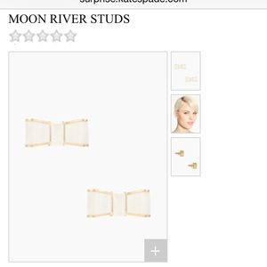 Brand new, never worn Kate Spade bow earrings.