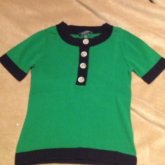 Half Button Ralph Lauren Top - Picture 1 of 3