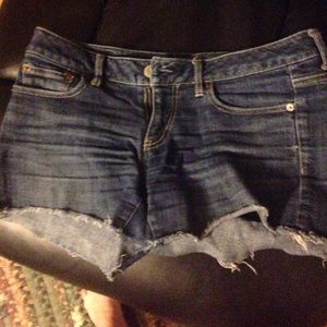 Size 6 American eagle denim shorts