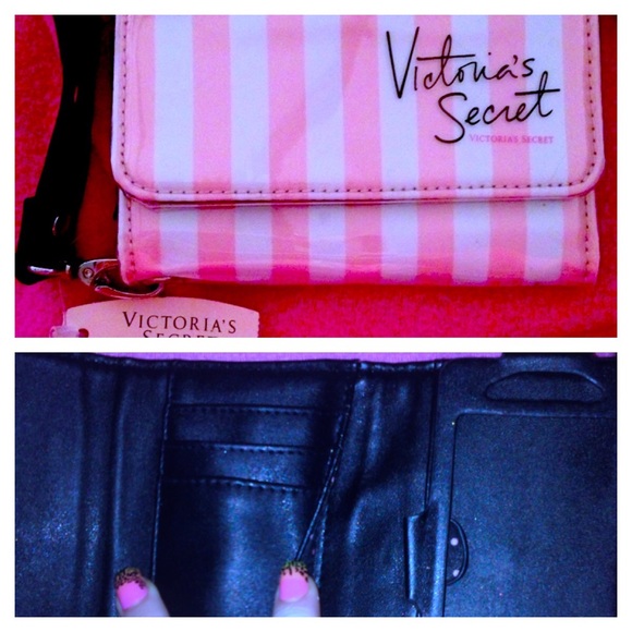 iPhone 5/5s Victoria Secret phone wallet wristlet - Picture 1 of 4