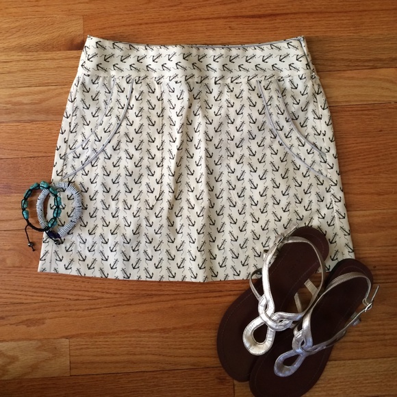 J. Crew anchor skirt