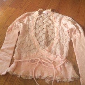 RESERVED VS light pink dainty sweater