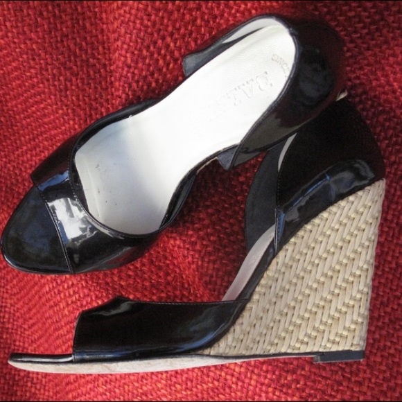 Bally Patent and Raffia Wedges - Picture 4 of 4