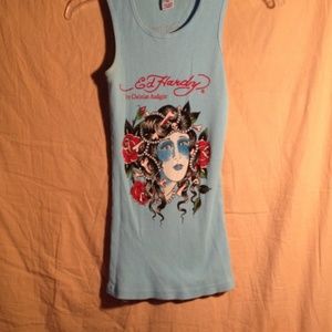 Awesome original design Ed Hardy tank