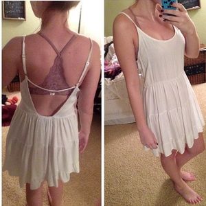 white Brandy Melville dress