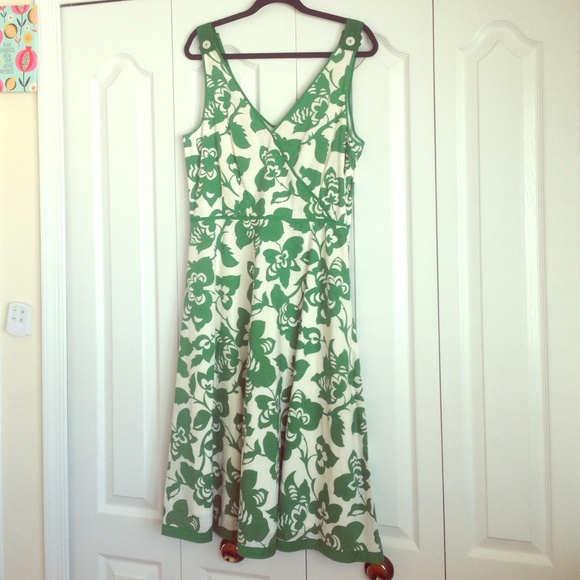Boden faux wrap dress