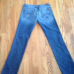7 for all mankind straight leg jeans