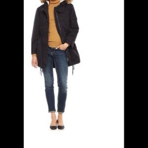 This Long Parka in Navy from Joe Fresh.