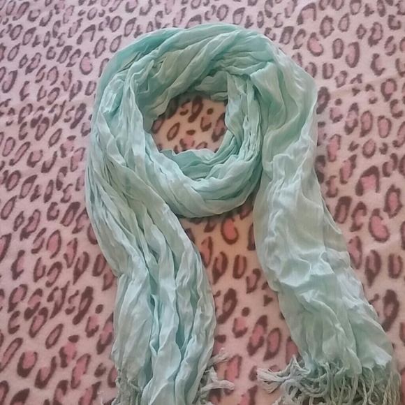 Aqua scarf