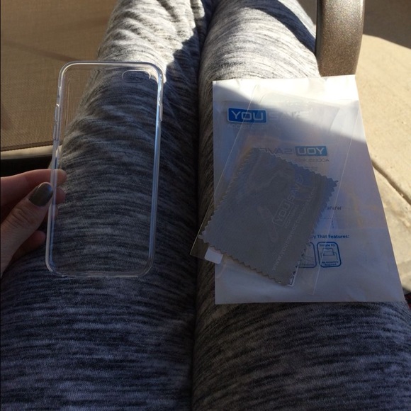 iPhone 6 Clear Silicone Case & Screen Protector