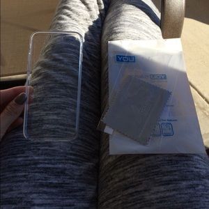 iPhone 6 Clear Silicone Case & Screen Protector