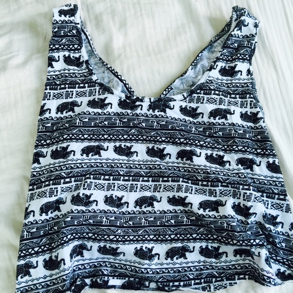 Crop top tank top.