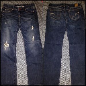 American Eagle distressed jeans
