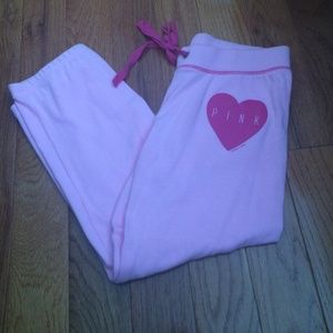 VS pink crop sweat pants