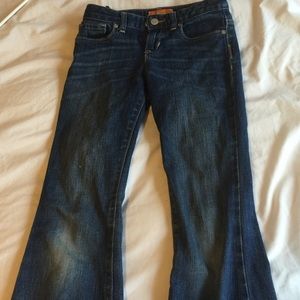 Old navy girls size 8 flare leg jeans.