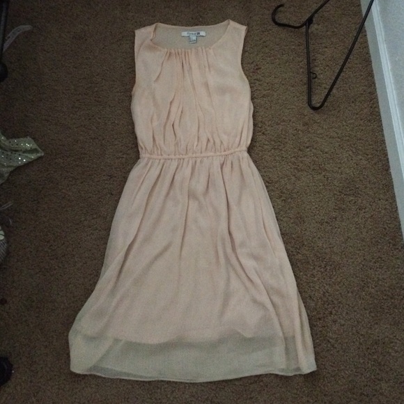 Peachy pink feminine dress