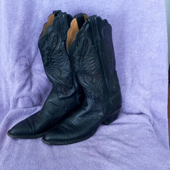 Lucchese 2000 Eel skin cowboy boots