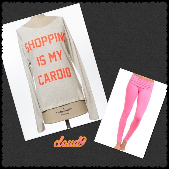🆕Every girls mantra ~ Shopping is my Cardio NEW - Picture 2 of 2