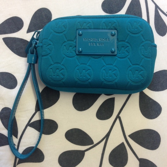 Michael Kors Handbags - Teal Wristlet | Michael Kors