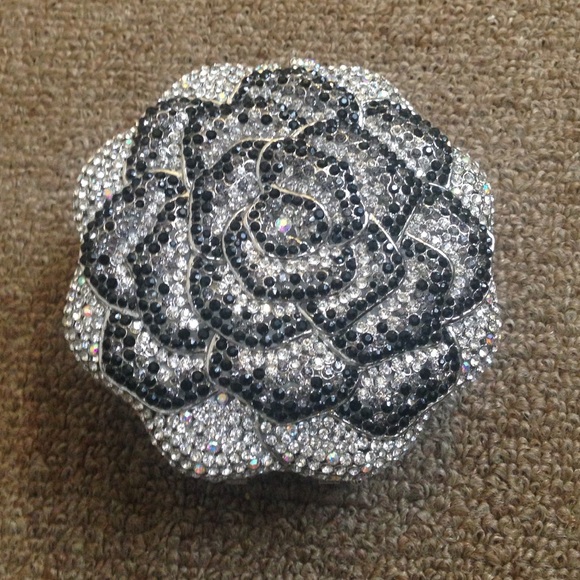 SOLD crystal clutch.