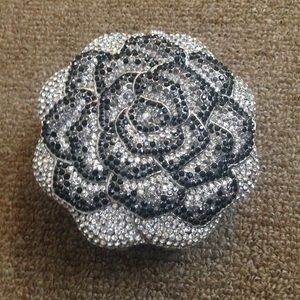 SOLD crystal clutch.