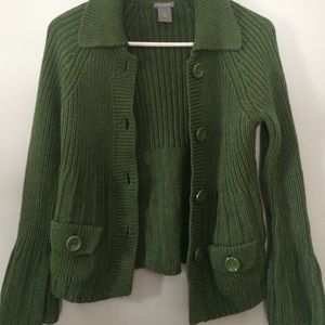 Ann Taylor button sweater