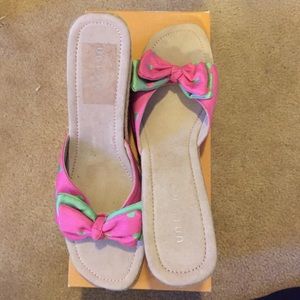 Size 10 sandal wedges. Never worn!