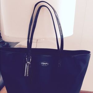 Coach large size black bag. Never used.