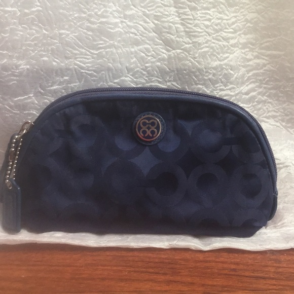 Authentic coach make up bag