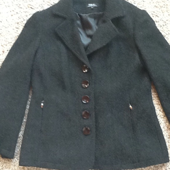 TRIBAL Herringbone Pea Coat