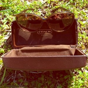 Coach sunglasses with case
