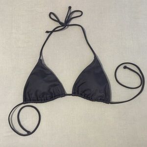 VS/Victoria's Secret Triangle Bikini Top Black