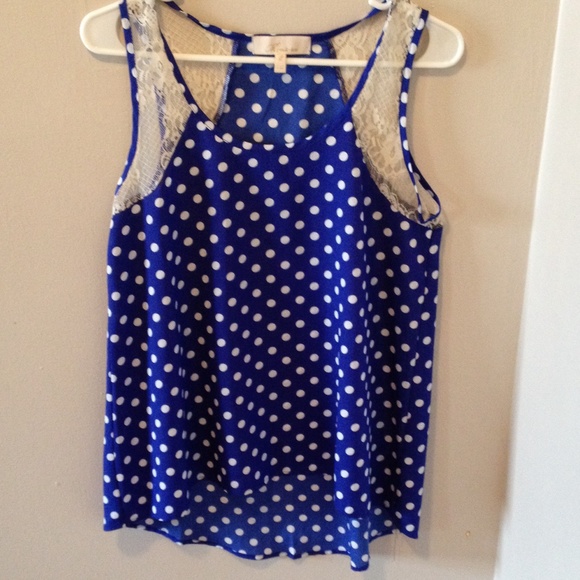 MONTEAU POLKA DOT TANK 👍