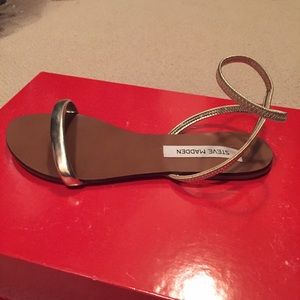 Steve Madden gold sandals